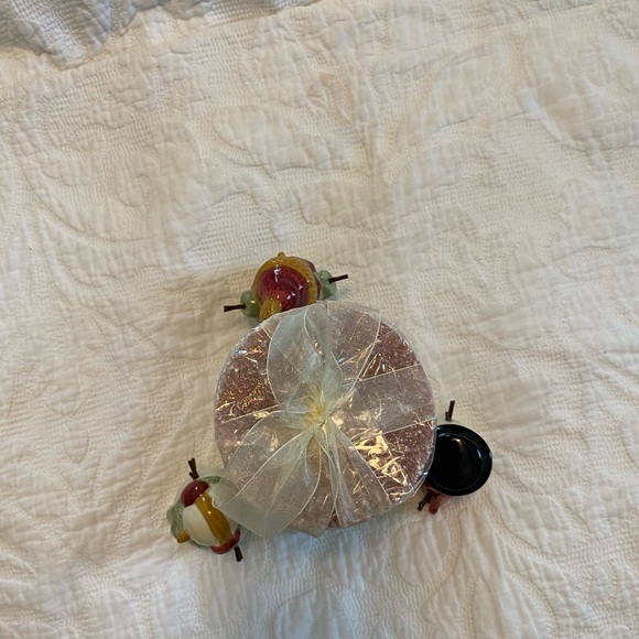 Christmas candle holder with snowman, including candle - Picture 7 of 13